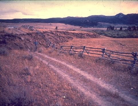Fault Scarp near Hegben Lake, Montana; 1959 West Yellowstone Earthquake
