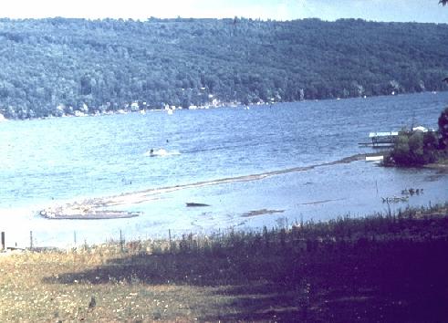 A small spit along west branch of Keuka Lake, N. Y.