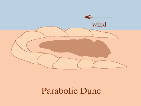 Parabolic dune