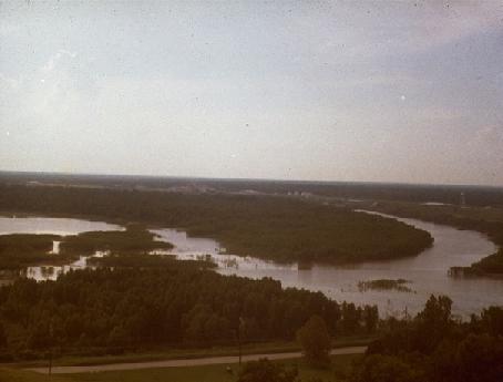 A Yazoo River along the Mississippi River.